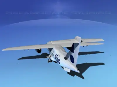 Dornier 328Jet Alps 2 3D model