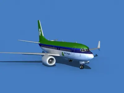 Boeing 737 MAX 7 Aer Lingus 3D model