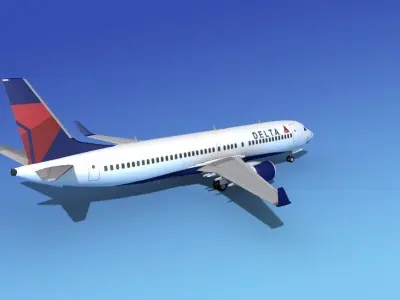 Boeing 737-800ER Delta Airlines 1 3D model