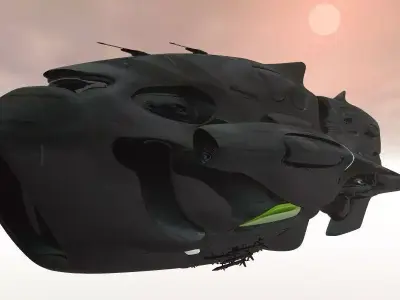 Rebel Alliance Battlecruiser 3D model
