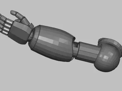 brazo izquardo 3D print model