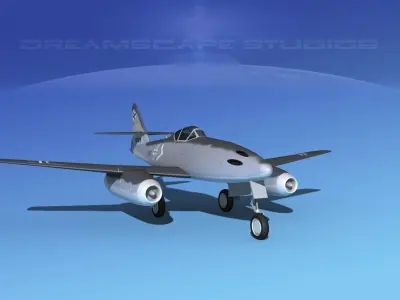 Messerschmitt ME-262A1 Swallow V01 3D model