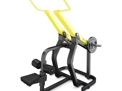 Technogym - Plate Loaded - Pulldown 3D model