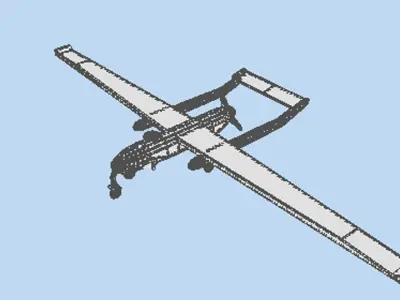 Drone - UAV Shadow 3D model