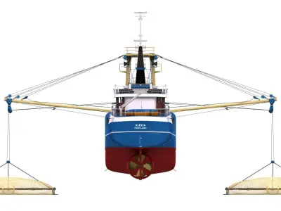 Fishing Boat - 01 -  3D model