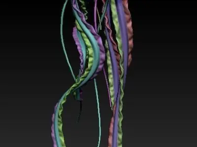 Jellyfish Deep Ocean Creature Base Mesh 3D model