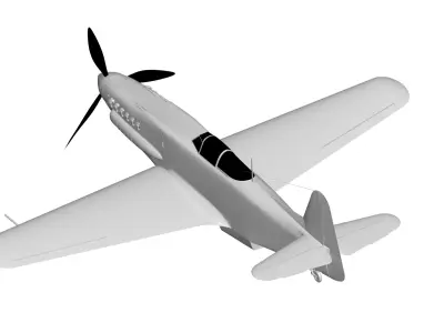 Ikarus S-49 3D model