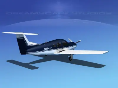 Piper PA-28R-201 Arrow III V06 3D model