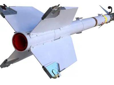 AIM-9M Sidewinder 3D model
