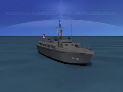 Elco PT Boat PT-26 3D model