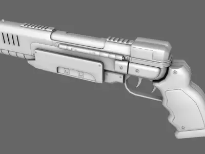 223 Pistol Gun 3D model