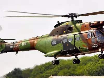 Sud-Aviation SA330 Puma 3D model