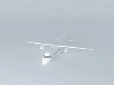 Template Antonov An140 by Sletch2003 Free 3D model