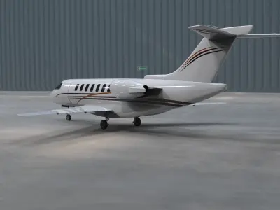Hawker 4000 3D model