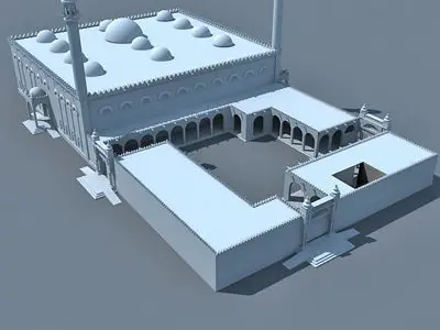 Arabic Mosque 3D model