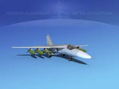 General Dynamics FB-111 Aardvark V05 3D model