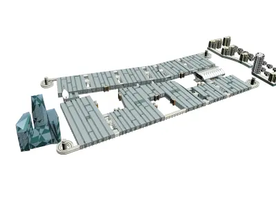 Commercial Building Collection 50 items Vol2 3D model