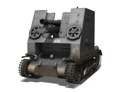 Sturmpanzer 1 Bison Cambrai- 2 PzDiv 3D model