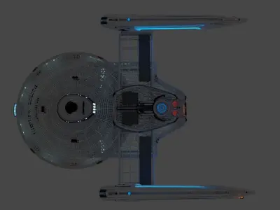 Minute-Man Class Frigate TMP Free 3D model