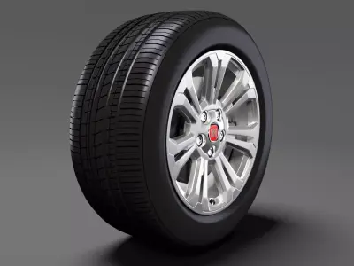 Fiat Talento Van wheel 2016 3D model