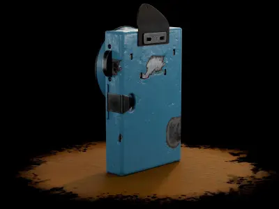 Flashlight Vitebsk USSR Low-poly 3D model