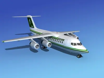BAe 146-200 Ozark 3D model