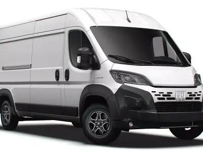 Fiat e Ducato Van L3H2 2024 3D model