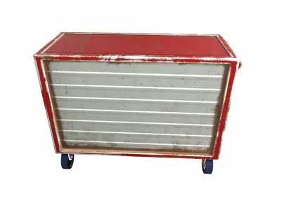 Tools Trolley Low-poly 3D model