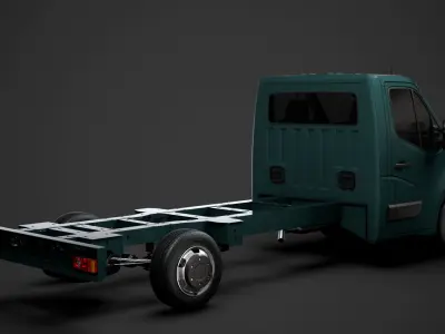 Renault Master SingleCab SW E30 Chassis 2020 3D model