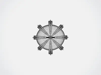 Crown king mesh 3D model