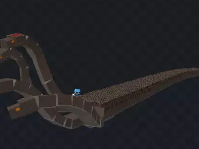 Dragons Dogma Hydra Minecraft Model 3D model