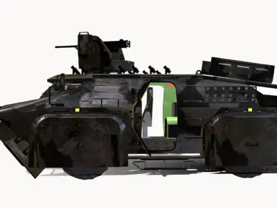 CONCEITO KAWE 4X4 BOPE Low-poly 3D model