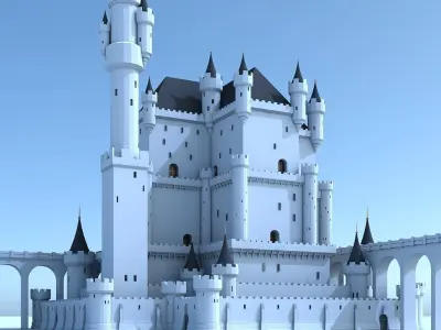 Fantasy Castle 005 3D model
