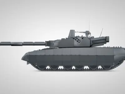 Tank Oplot-M Main Battle Tank 3D model