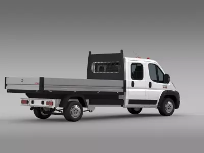 Ram Promaster Cargo Crew Cab Truck 2015 3D model