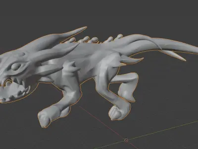 Akata toy dinosaur Free 3D print model