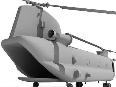 Chinook CH-47 Helicopter 2 3D model