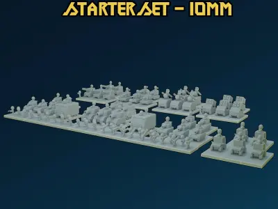 Star Army Starter Set 10mm 3D print model