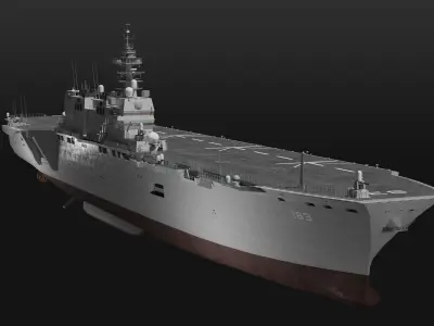 JMSDF Surface Fleet collection 3D model