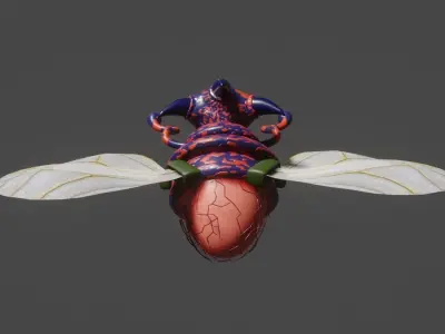 Alien Egg Maker Wasp 3D model