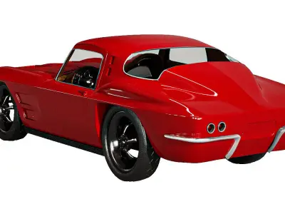 Chevrolet Corvette 1963 3D model