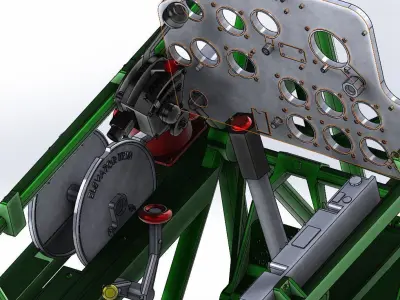 T6 TEXAN NORTH AMERICAN 1-4 SCALE COCKPIT STL FILES ONLY 3D print model