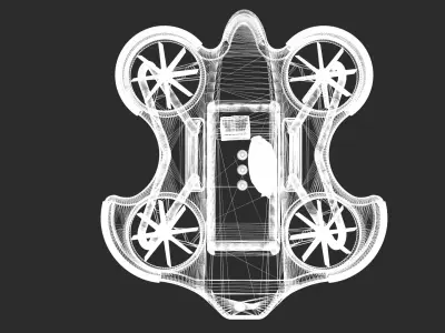 Delivery drone 3D model