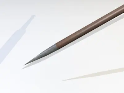 3D Model Roman Legionnaire Spear Pilum Free 3D model