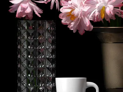 DECOR VASE SET 11 3D model