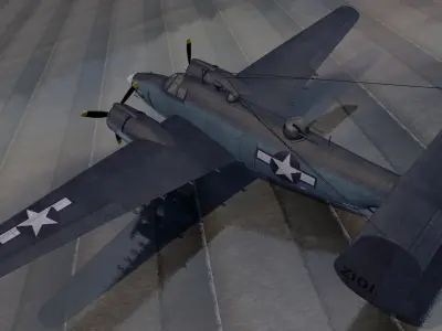 Lockheed PV-2 Harpoon 3D model