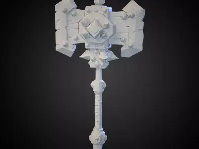 Stylized Axe 33 3D model