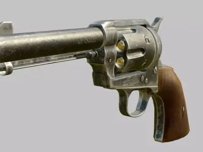 old colt Low-poly 3D model