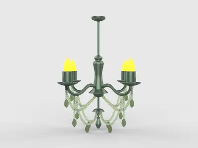 ceiling light Free low-poly 3D model