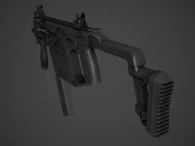 KRISS Vector Low Poly Low-poly 3D model